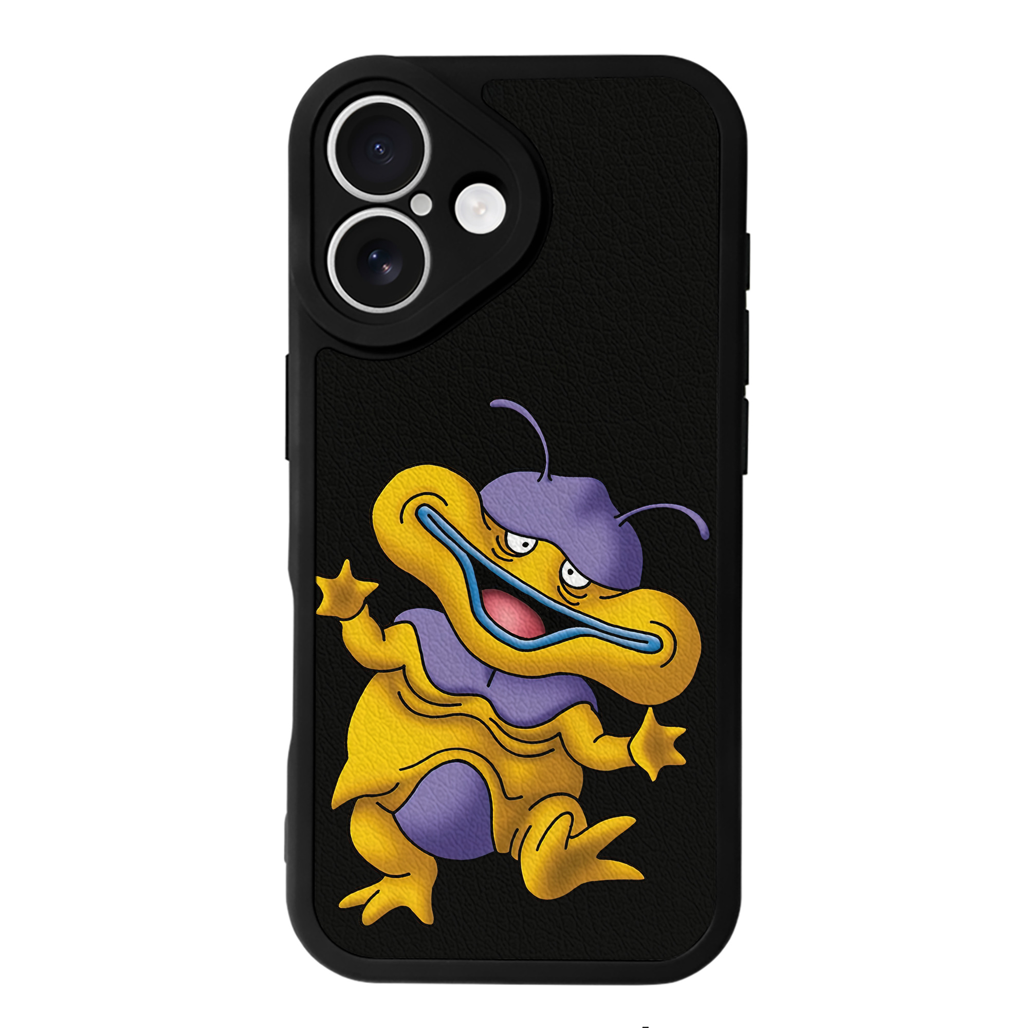 （画像用） ドラゴンクエスト Doragon Kuesuto Dragon Quest 【iPhone 16シリーズ対応】シリコンスマホケース（レザー調） 材質：シリコン